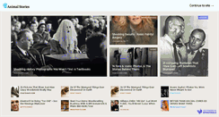 Desktop Screenshot of amazinganimalstories.com